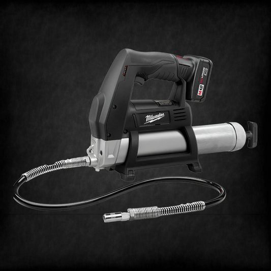 D18 18V Lithium-Ion Cordless 2-Speed Grease Gun – Blacked-Out Custom Finish